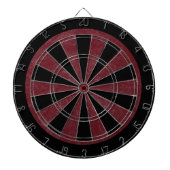 Rustieke Maroon Krasserige Textuur Dartbord (Voorkant)
