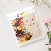 Rustieke Marsala Verbrande Sinaasappel Herfstkrans Bedankzakje (Gezegeld)