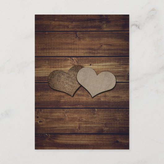 Rustieke Mason Jar Barn Wood Accommodatie Kaarten (Achterkant)