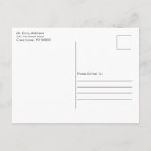 Rustieke Mason Jar Bloemen Hout Familie Reünie Aankondigingskaart (Achterkant)