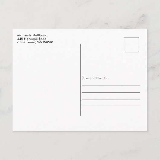 Rustieke Mason Jar Bloemen Hout Familie Reünie Aankondigingskaart (Achterkant)