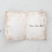 Rustieke Mason Jar Bruiloft Dank u Bedankkaart (Binnen)