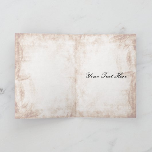 Rustieke Mason Jar Bruiloft Dank u Bedankkaart (Binnen)