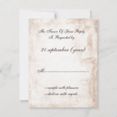 Rustieke Mason Jar Bruiloft RSVP (Achterkant)