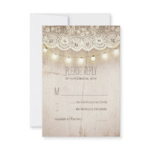 Rustieke Mason Jar Bruiloft RSVP Kaarten