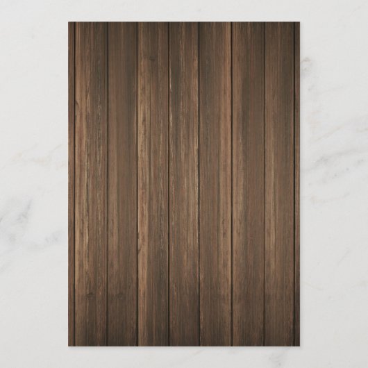 Rustieke Mason Jar bruiloft uitnodigingen (Achterkant)