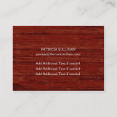 Rustieke Mason Jar en lichten Visitekaartje (Achterkant)