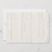 Rustieke Mason Jar en Wildflowers Kaart (Achterkant)