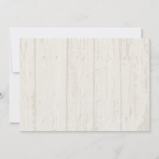 Rustieke Mason Jar en Wildflowers Kaart (Achterkant)