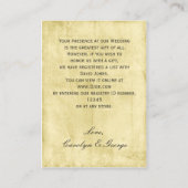 rustieke mason jar Gift register Kaarten (Achterkant)