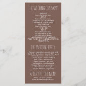 Rustieke Mason Jar Kant Lights Trouwprogramma's Programmakaart (Achterkant)