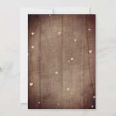 Rustieke Mason Jar Light Ik doe BBQ Verlovingsfees Kaart (Achterkant)