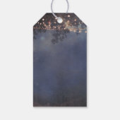 Rustieke Mason Jar Lights Boom Bruiloft Cadeaulabel (Achterkant)