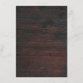 Rustieke Mason Jar Lights Bruiloft Informatie Gast Informatiekaartje (Achterkant)