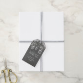 Rustieke Mason Jar Lights en Kant Chalkboard Label Cadeaulabel (Met Touw)