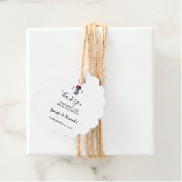 Rustieke mason jar monogram land bruiloft bedankjes labels