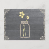 Rustieke Mason Jar Recept Douche Kaart (Voorkant)