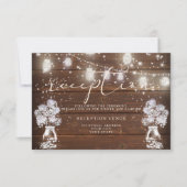 Rustieke Mason-pot-hanglampjes deBarefootBride™ Kaart (Voorkant)