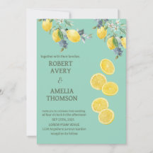 Rustieke mediterrane citroen bruiloft