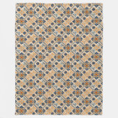 Rustieke mediterrane deken warme aardse tinten (Voorkant)