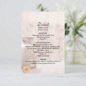 Rustieke Melk Kan Land Bruiloft Details Behuizing Kaart (Staand voorkant)