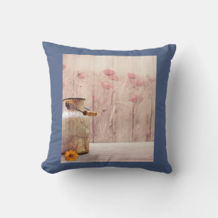 Rustieke Melkblik Landelijke Stijl op Faux Wood Kussen