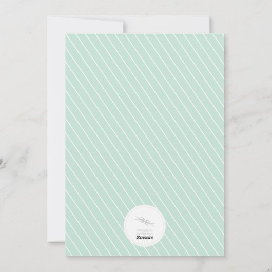 Rustieke met de hand getekende blauwe Joy-calligra Feestdagenkaart (Achterkant)