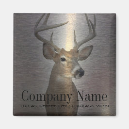 Rustieke metalen westerne hertenconstructie in het magneet