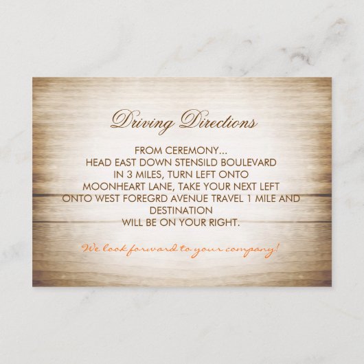 Rustieke metselaar pot sinaasappel bloemen recepti informatiekaartje (Achterkant)