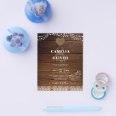 Rustieke Metsellijst Lichtjes Kant Gypsophila TROU Flyer (Enkel)