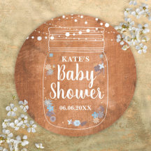 Rustieke Metselpot Slingerlampjes Baby Shower