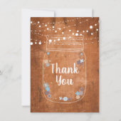 Rustieke Metselpot Slingerlampjes Bedankt (Voorkant)