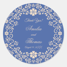 Rustieke Mexicaanse Blauwe Huwelijk Dank u