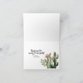 Rustieke Mexicaanse Silver Charro doop Dank u Kaar (Binnen)