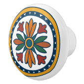 Rustieke Mexicaanse Talavera Floral Keramische Kno Knop (Rechts)