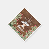 Rustieke Mexicaanse zilveren Charro dooppapier ser Servet (Hoek)