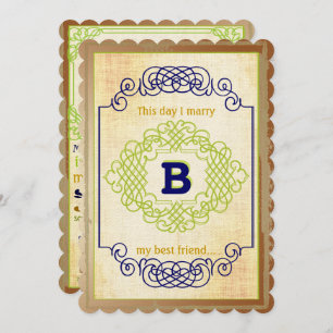  rustieke middeleeuwse blauw koper en groen kaart