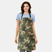 Rustieke Militair Camouflagepatroon Schort (Gedragen)