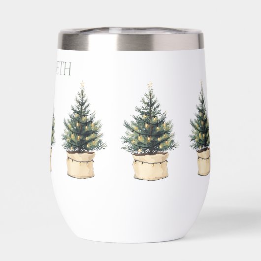 Rustieke minimale kerstboom (Achterkant)