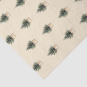 Rustieke minimale kerstboom tissuepapier (Detail)