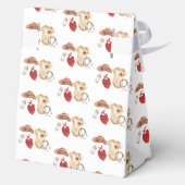 Rustieke minimalistische Boho Westerne Cowboy Baby Bedankdoosjes (Achterkant)