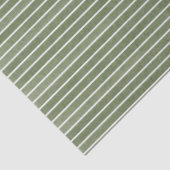 Rustieke minimalistische groene strepen tissuepapier (Detail)