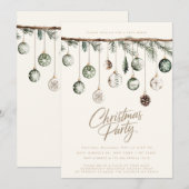 Rustieke Minimalistische Natuur Eenvoudig Kerstfee Kaart (Voorkant / Achterkant)