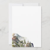 Rustieke Minimalistische Rugzak Berg Sla de Datum Kaart (Achterkant)