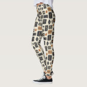 Rustieke Modderdoek Geometrisch Patroon (1) Leggings (Links)