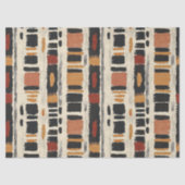 Rustieke Modderdoek Geometrisch Patroon (1) Tissuepapier (Voorkant)