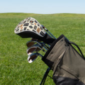 Rustieke Modderdoek Geometrisch Patroon (2) Golfheadcover (Insitu)
