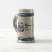 Rustieke Moderne Bergen Custom Groomsman Bierpul (Voorkant links)