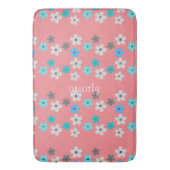 Rustieke moderne bloemen badmat (Voorkant Verticaal)