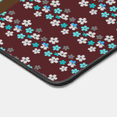 Rustieke moderne bloemen bureaumat (Hoek)